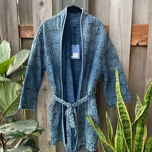 Lucky Brand Denim Kimono Jacket